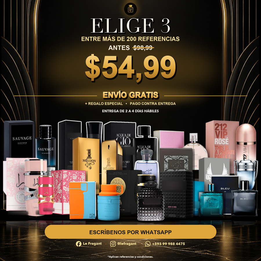 PROMO 3 PERFUMES